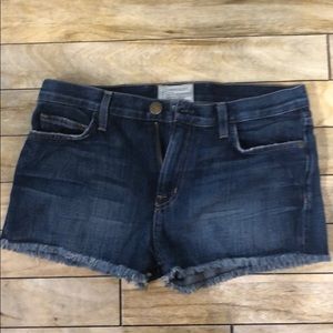 Current and Elliot frayed shorts 27